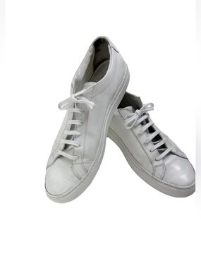 Common Projects White Leather Low-Top Sneakers